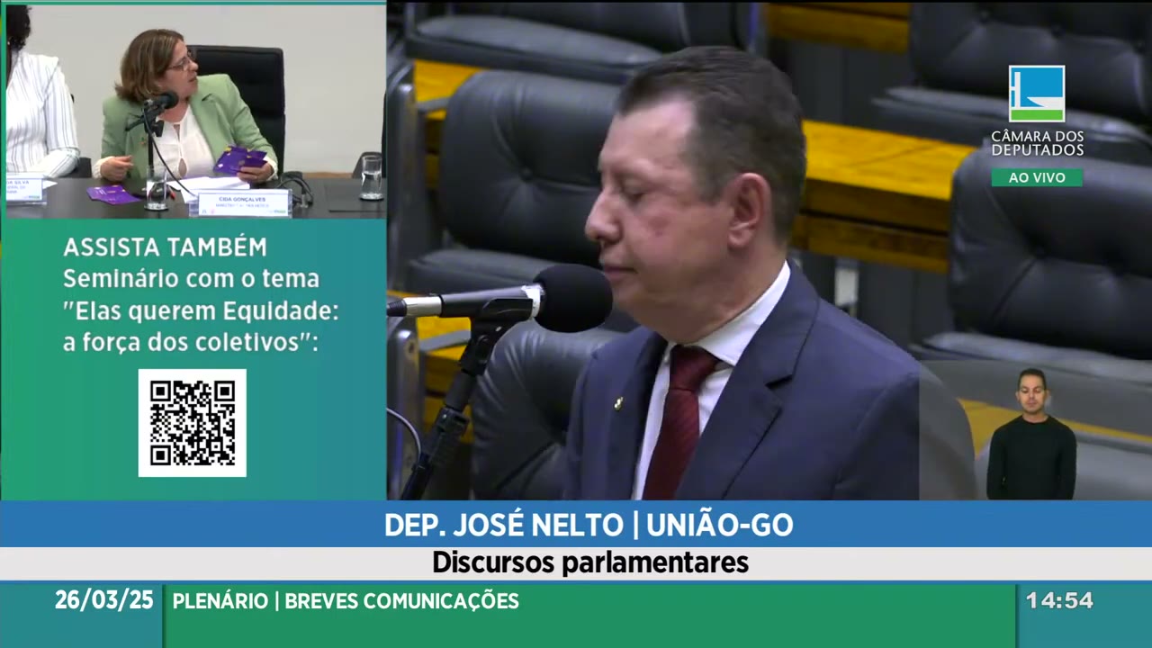 Vídeo do evento em 1:00:43