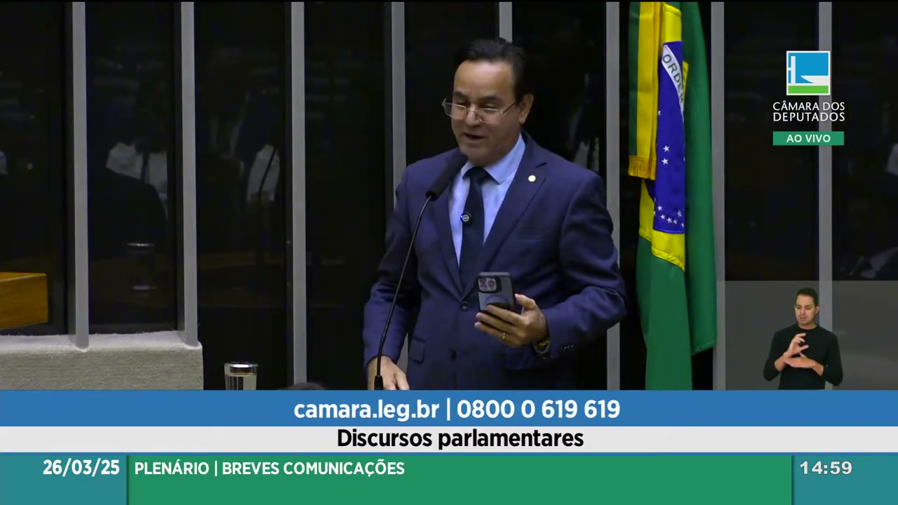 Vídeo do evento em 1:05:17
