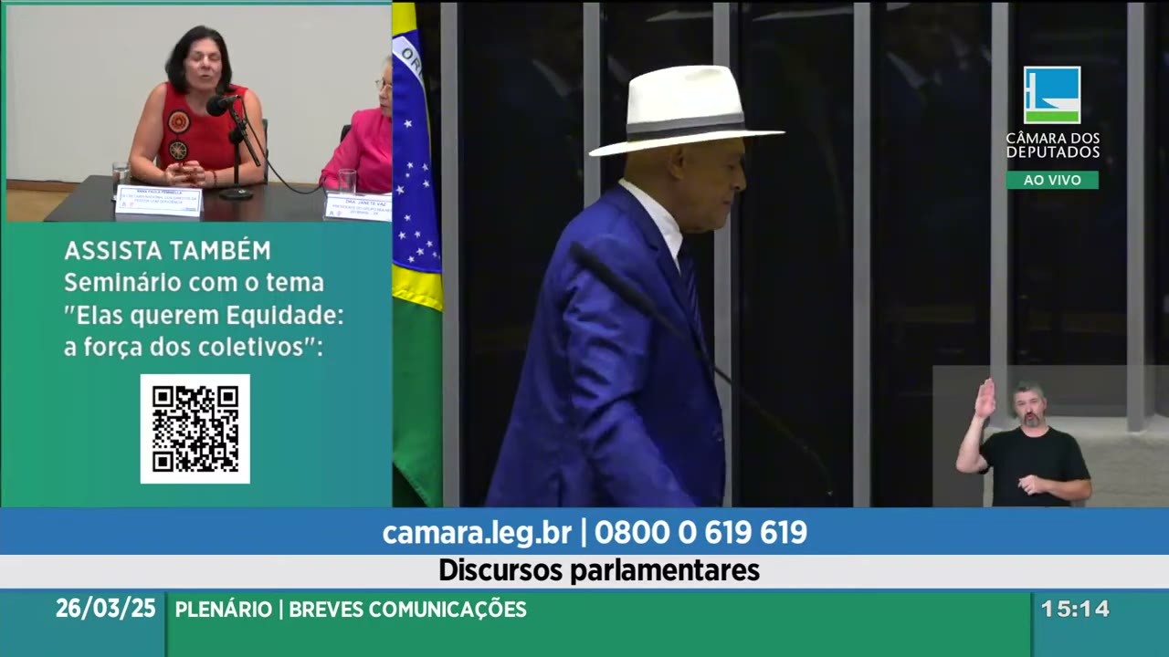 Vídeo do evento em 1:20:18