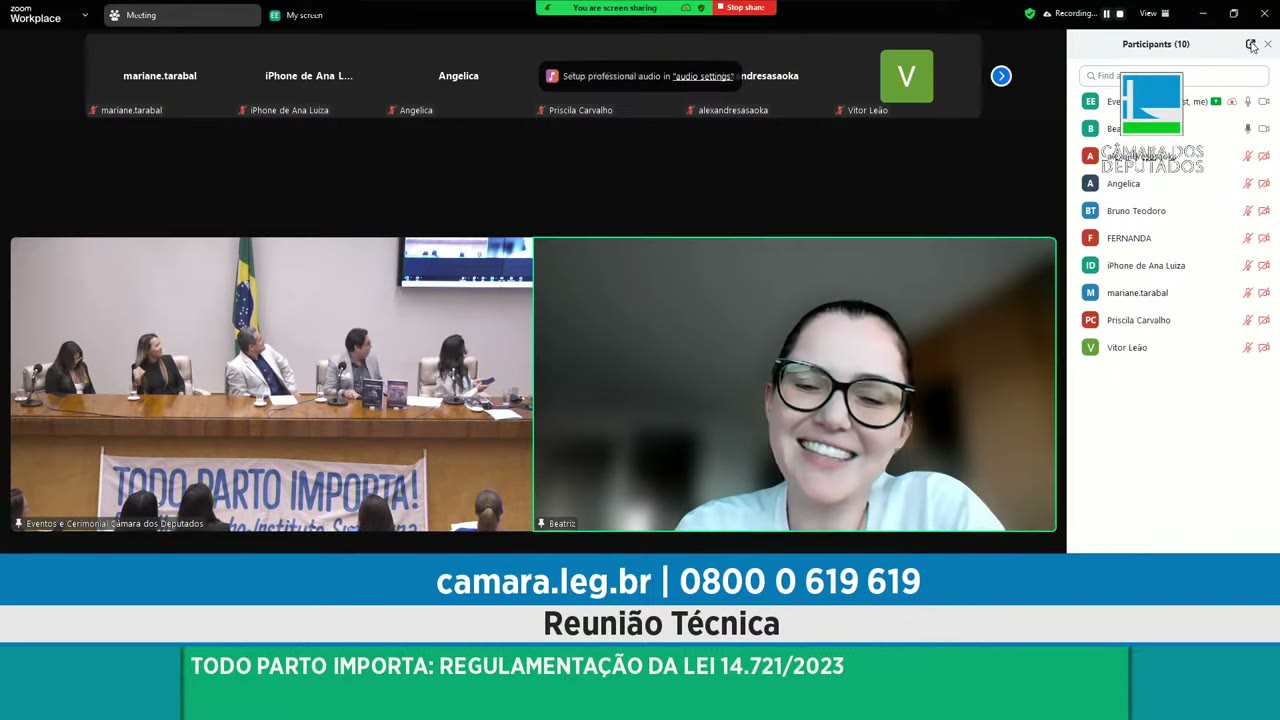 Vídeo do evento em 32:03