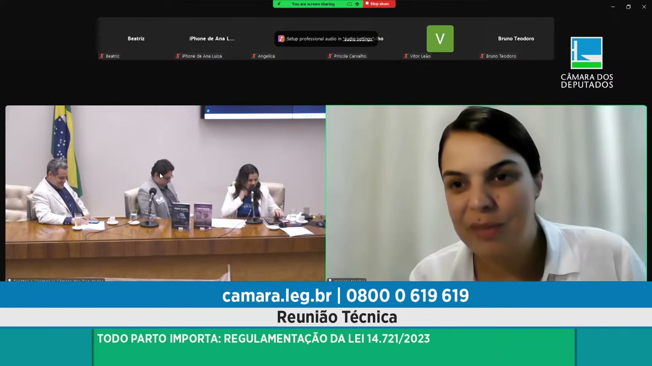 Vídeo do evento em 50:56