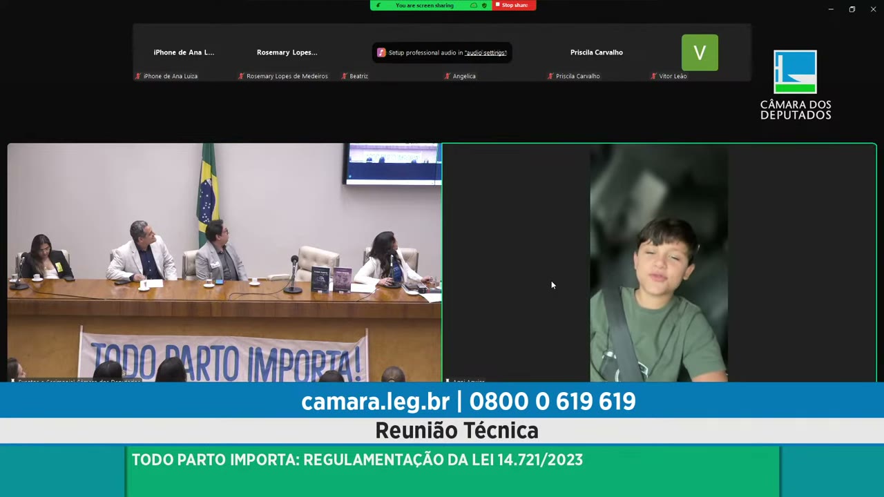 Vídeo do evento em 1:02:35