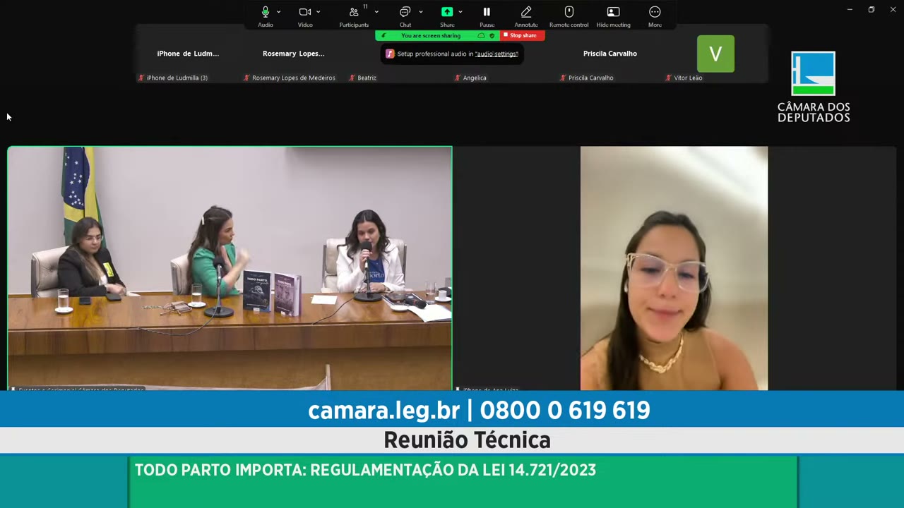 Vídeo do evento em 1:36:21