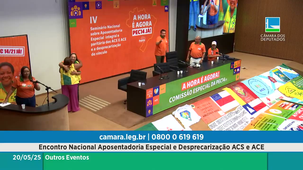 Vídeo do evento em 1:08:23