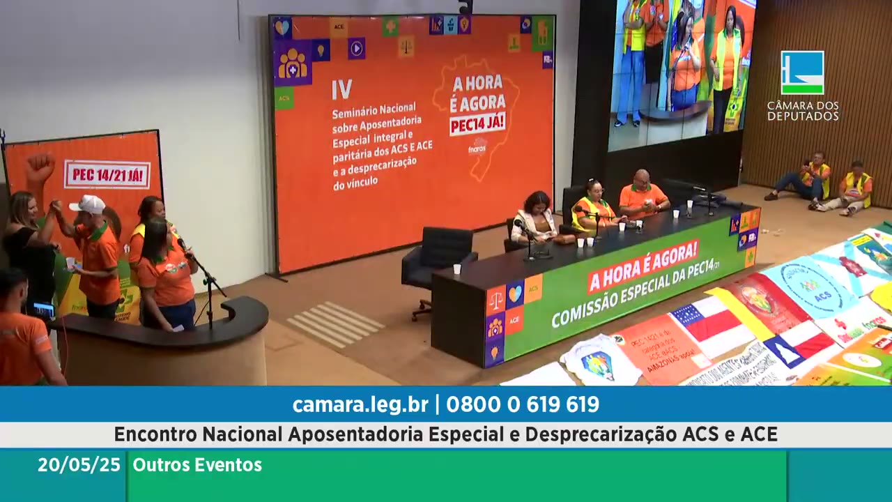 Vídeo do evento em 1:19:25