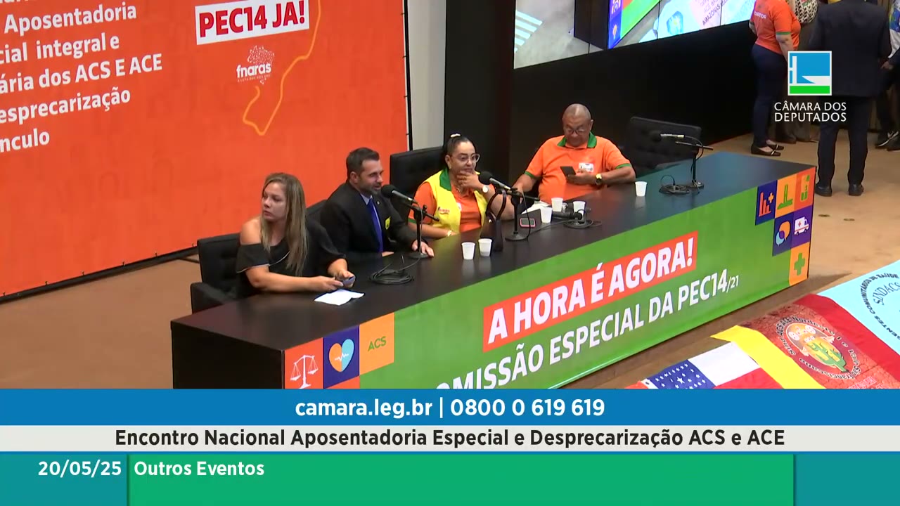Vídeo do evento em 2:04:34