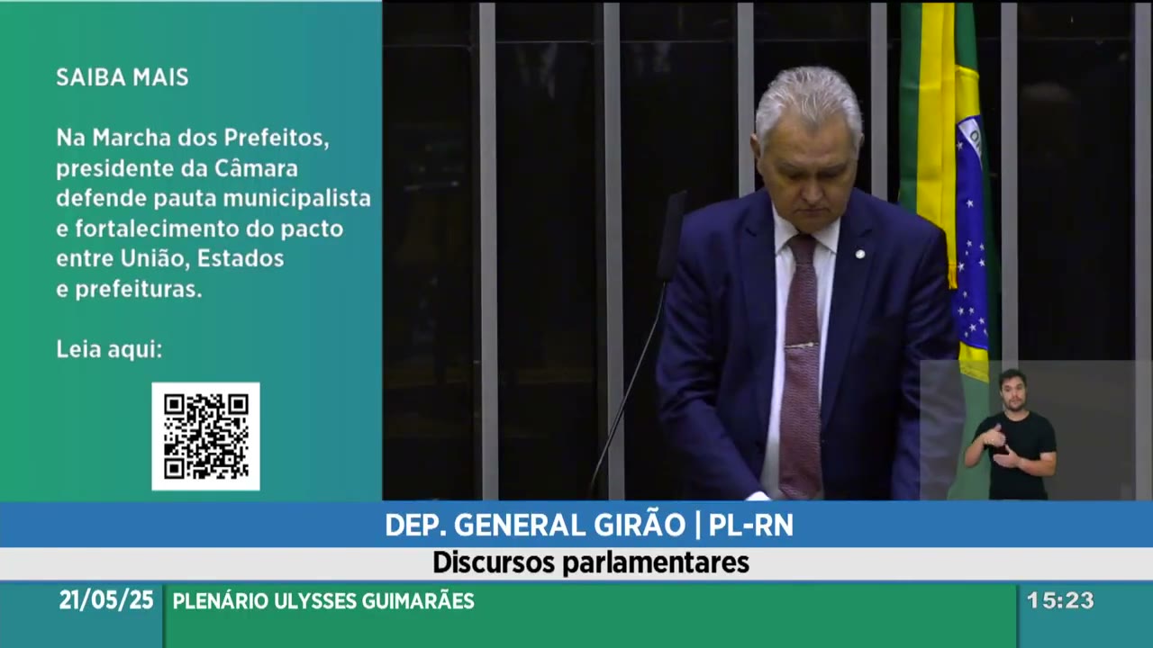 Vídeo do evento em 1:28:30
