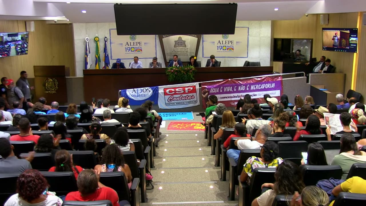 Vídeo do evento em 2:53:38