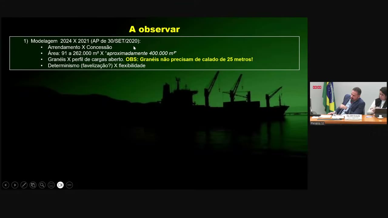 Vídeo do evento em 1:12:03