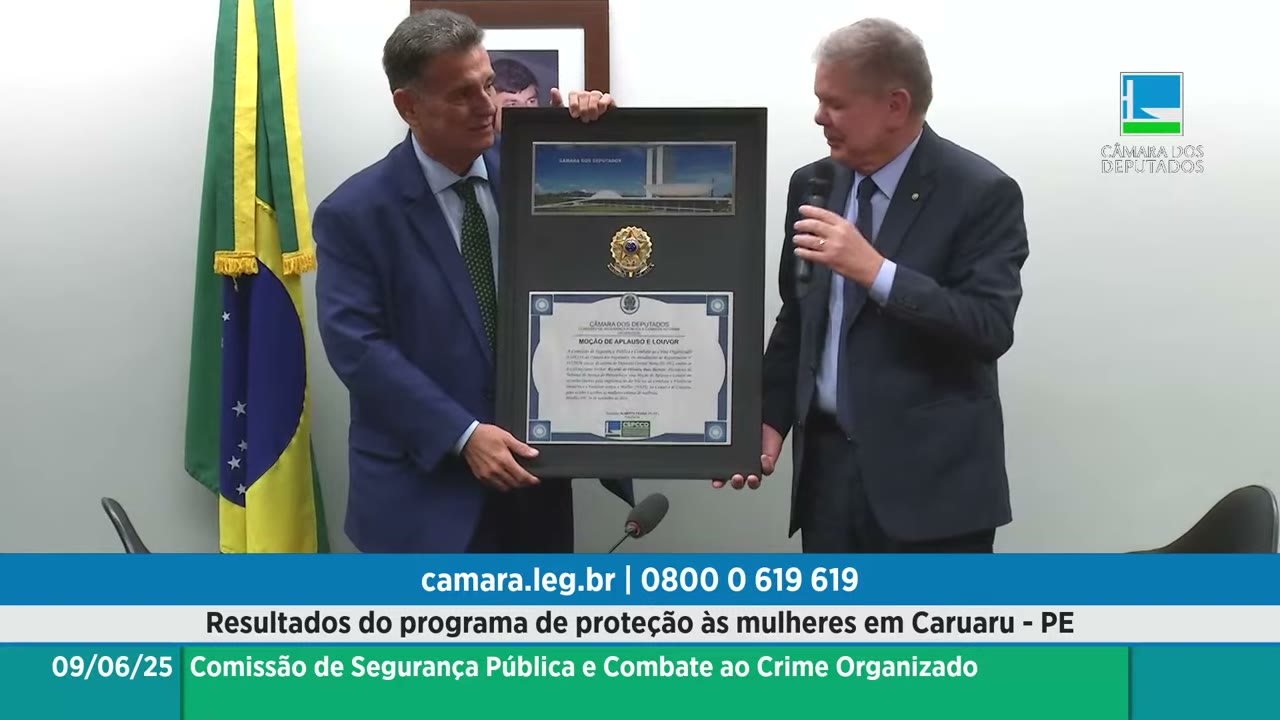 Vídeo do evento em 1:56:59