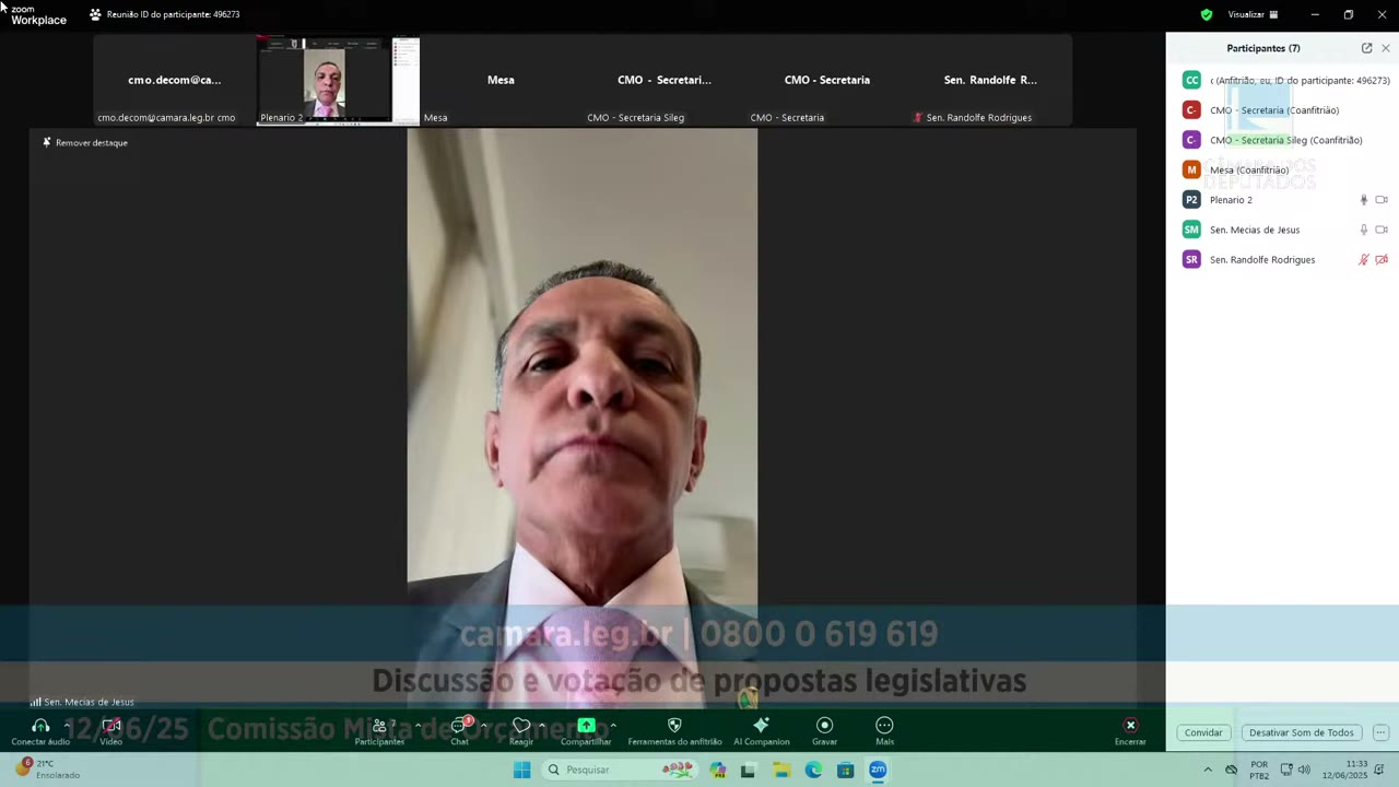 Vídeo do evento em 29:10