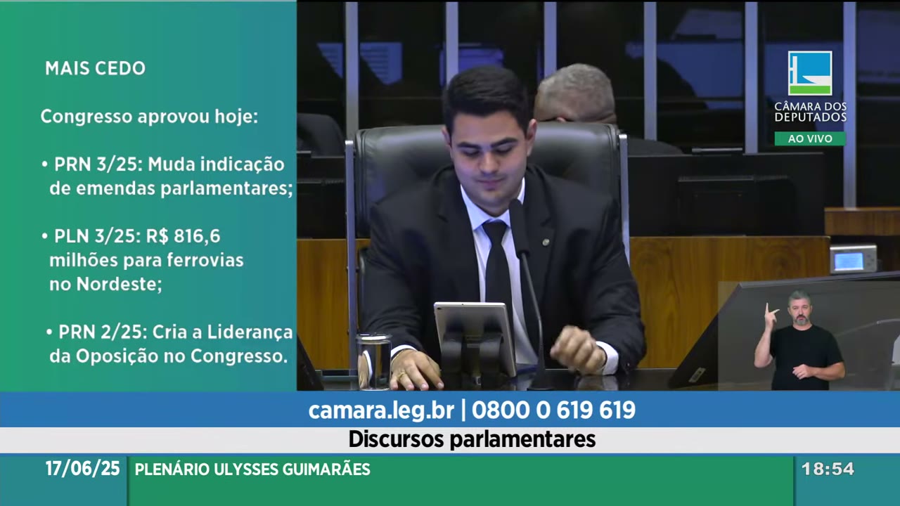 Vídeo do evento em 18:30