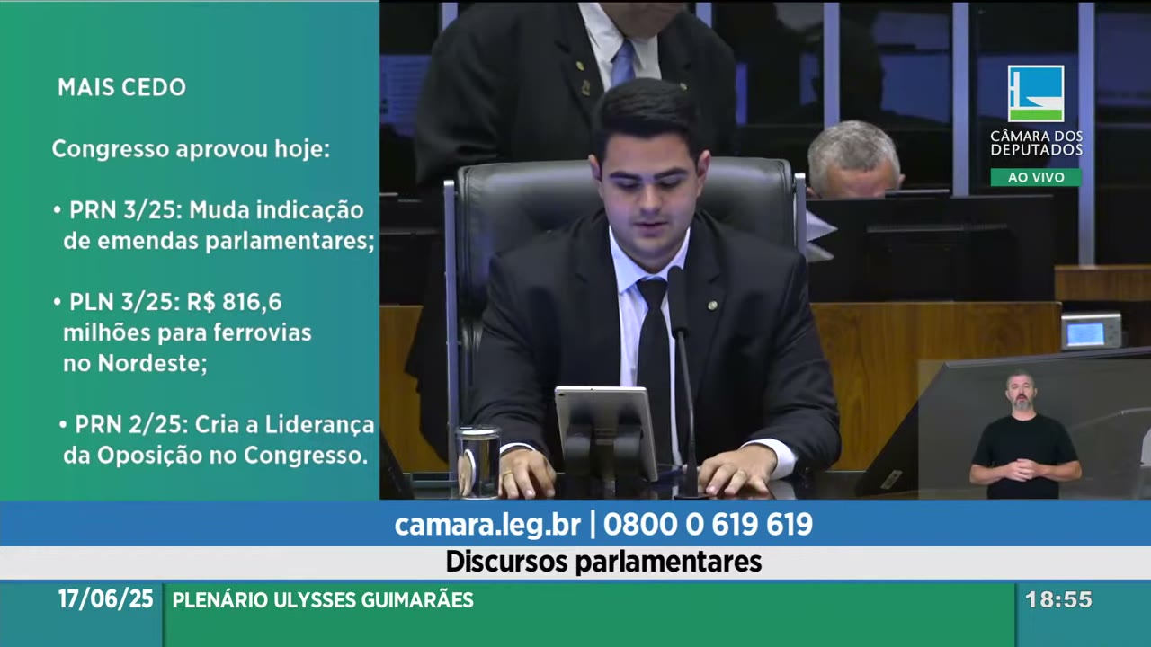 Vídeo do evento em 20:01