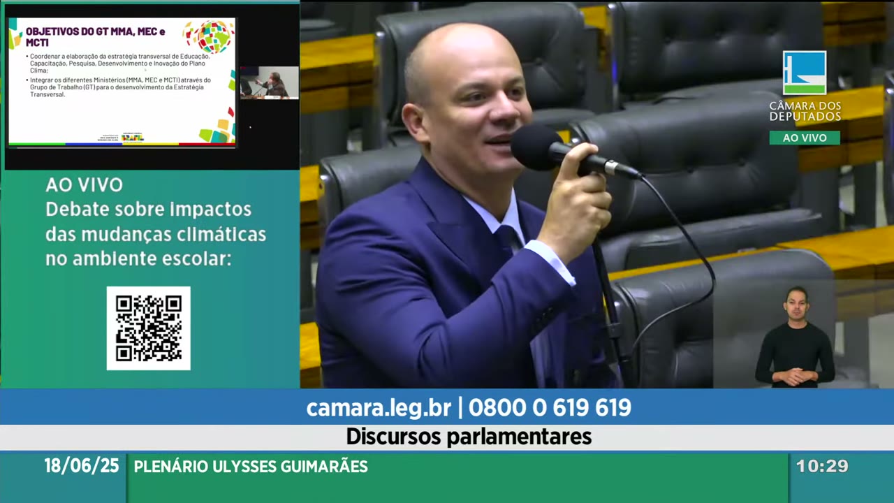 Vídeo do evento em 1:18:55