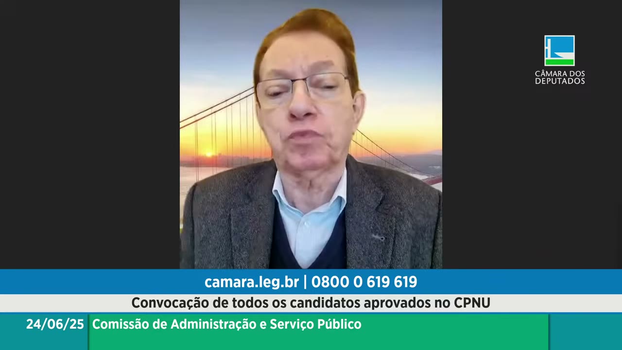 Vídeo do evento em 58:50