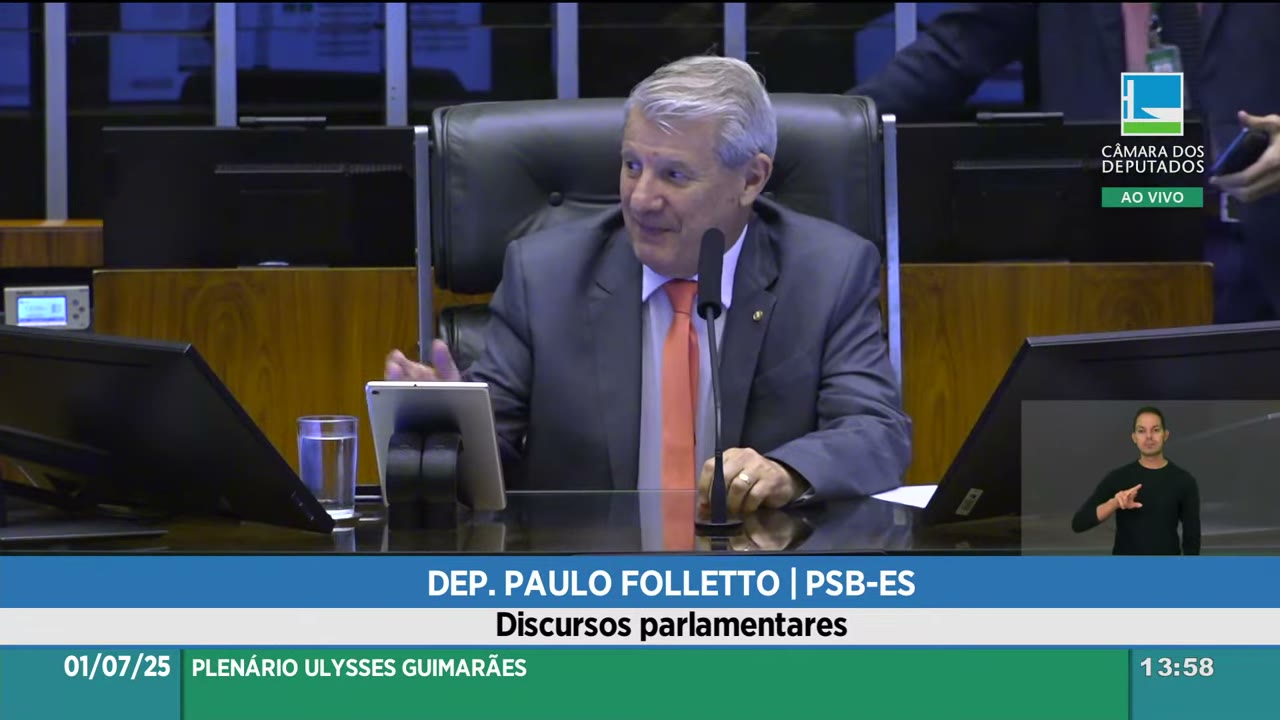 Vídeo do evento em 0:58
