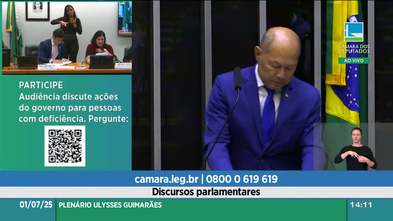 Vídeo do evento em 14:06