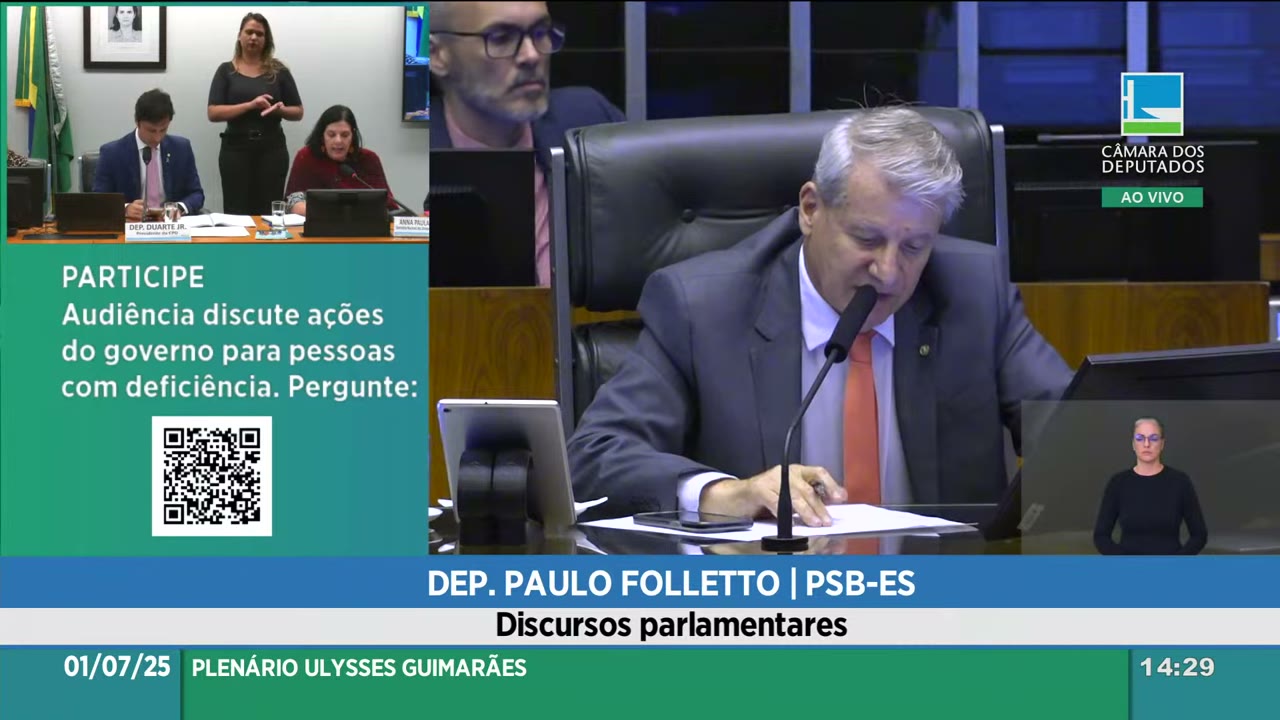 Vídeo do evento em 31:56
