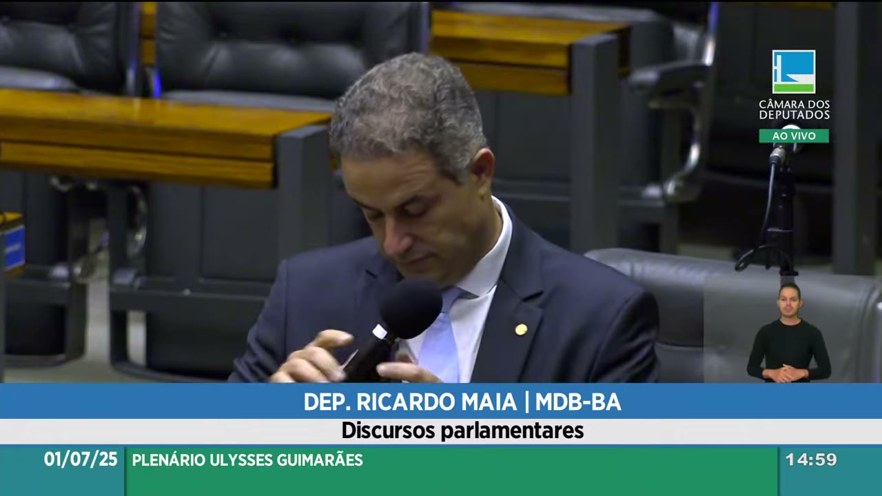 Vídeo do evento em 1:01:36