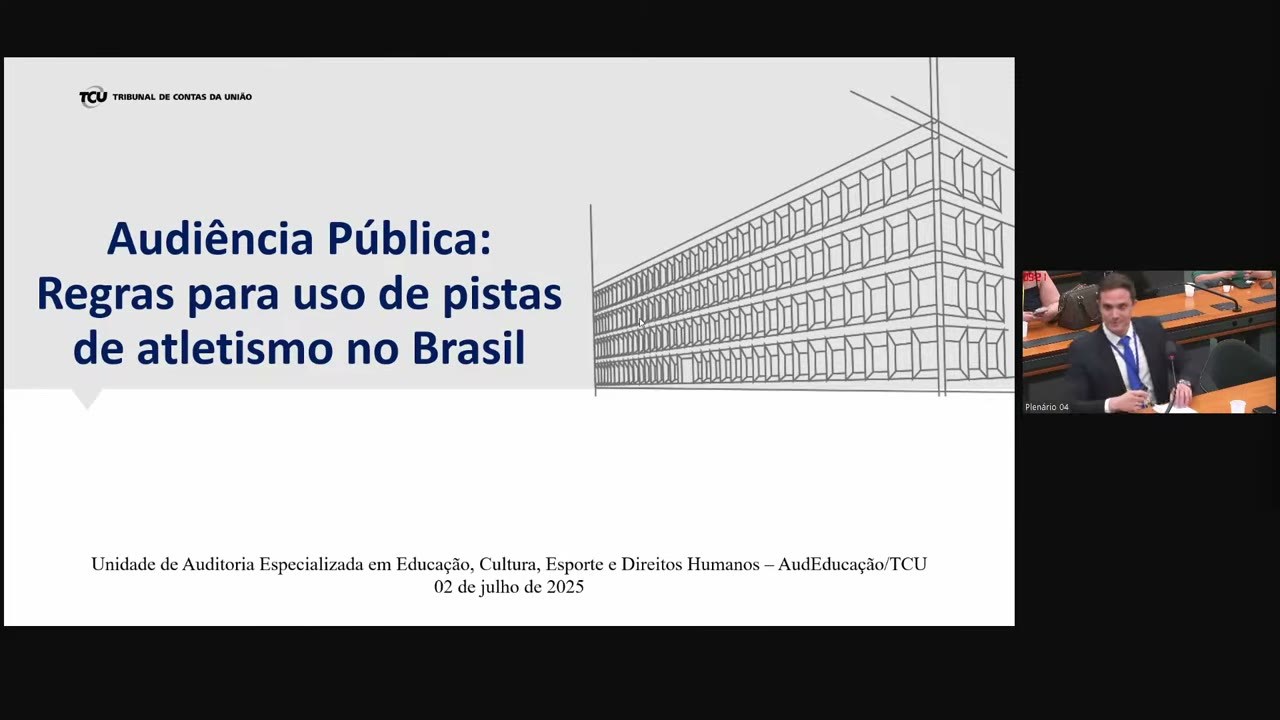 Vídeo do evento em 1:17:44