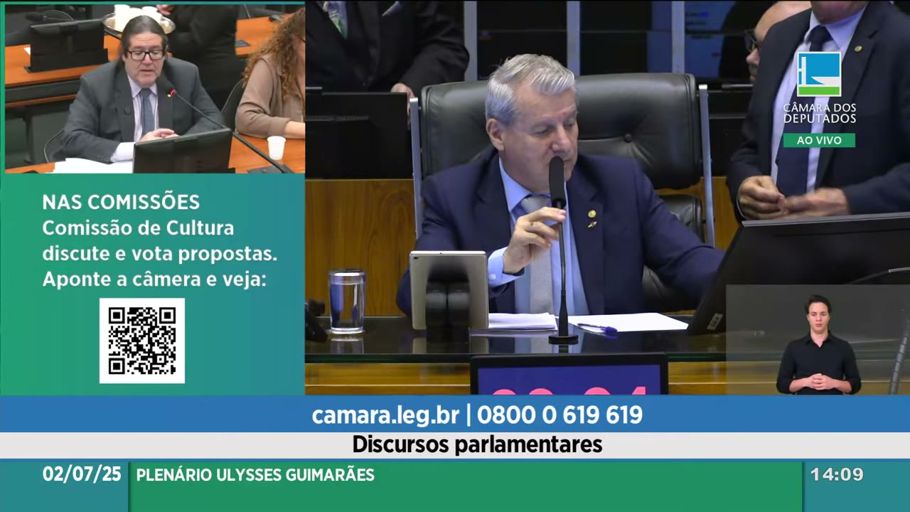 Vídeo do evento em 13:40