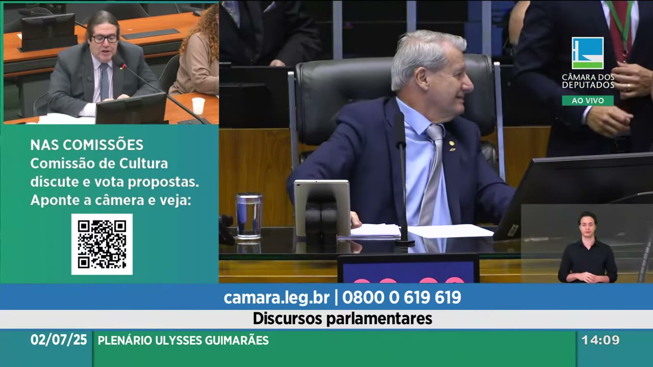 Vídeo do evento em 13:53