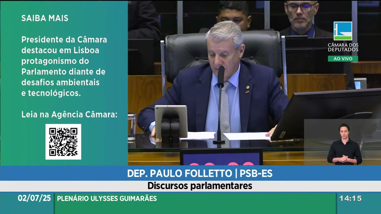Vídeo do evento em 20:02