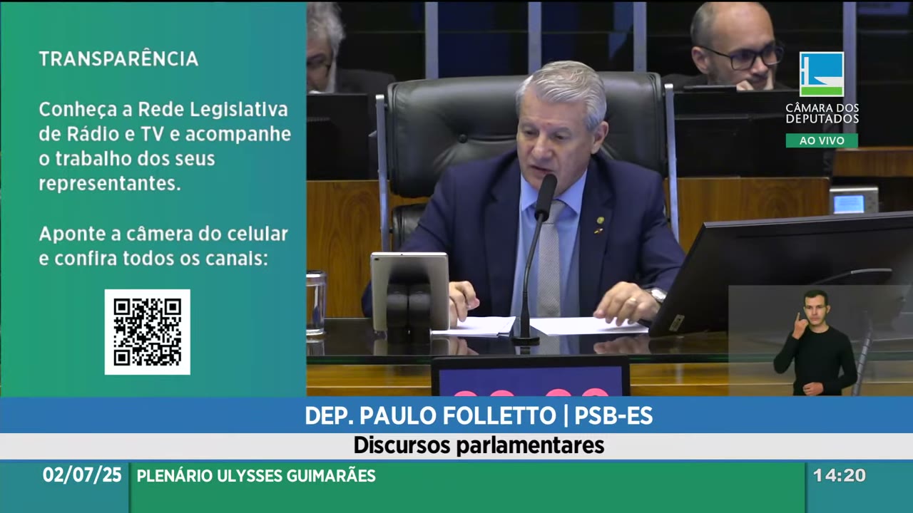 Vídeo do evento em 25:05