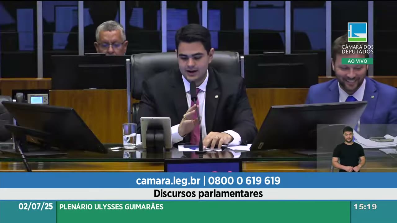 Vídeo do evento em 1:23:29