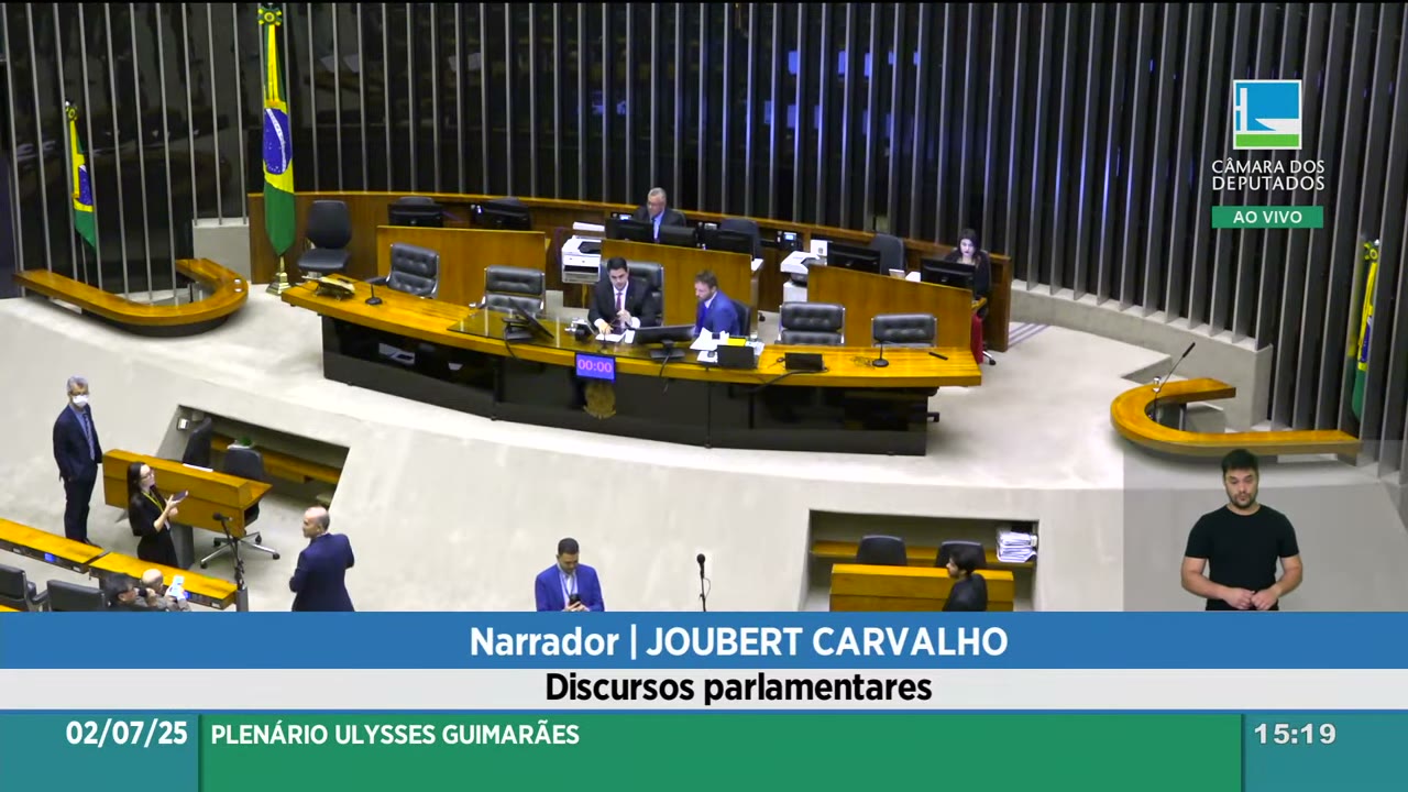 Vídeo do evento em 1:23:52
