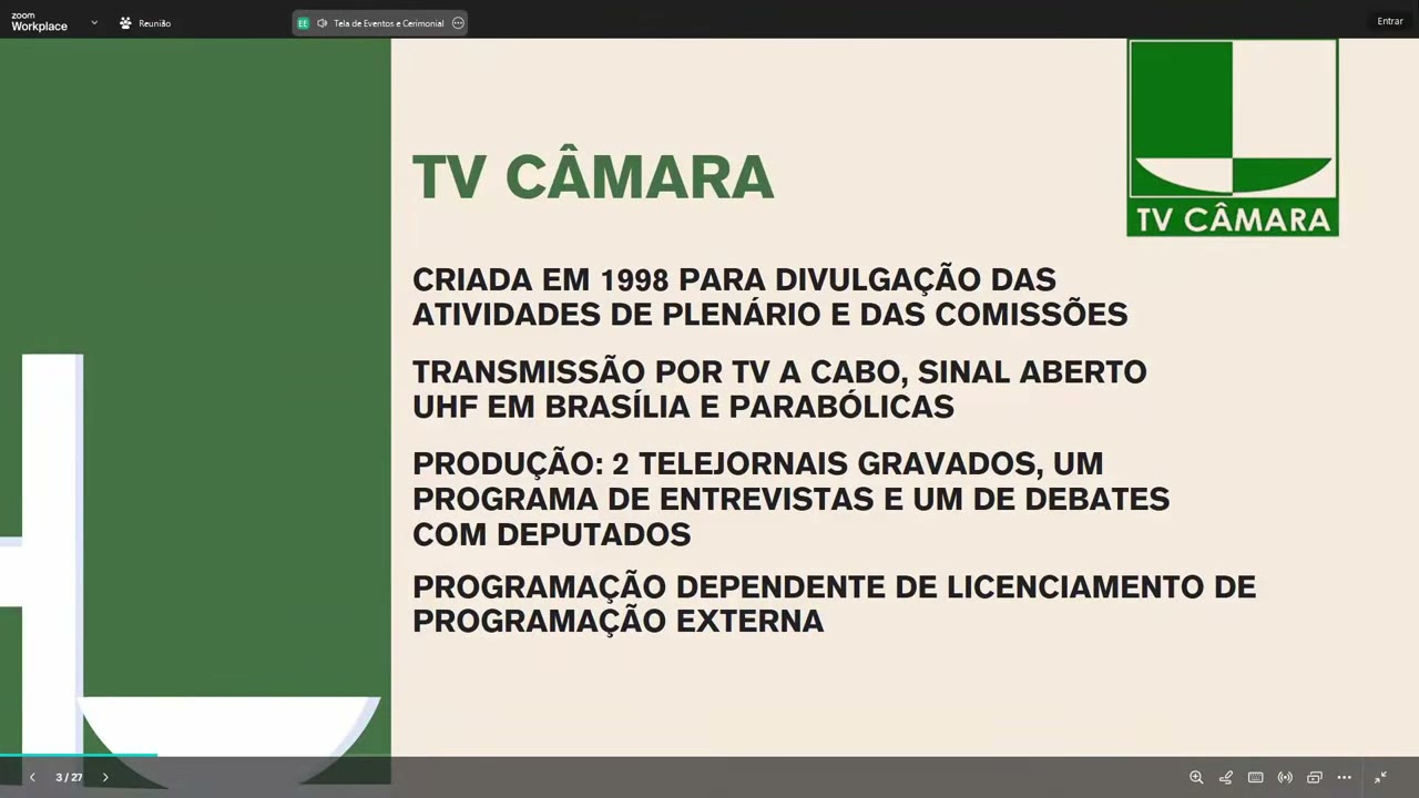 Vídeo do evento em 2:02:20