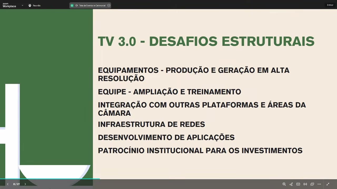 Vídeo do evento em 1:25:44