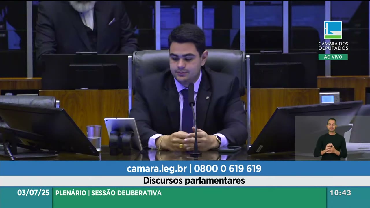 Vídeo do evento em 1:07:48