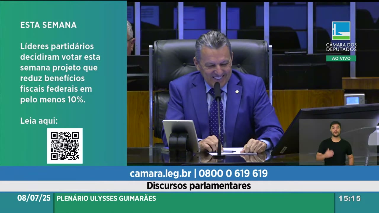 Vídeo do evento em 1:18:30