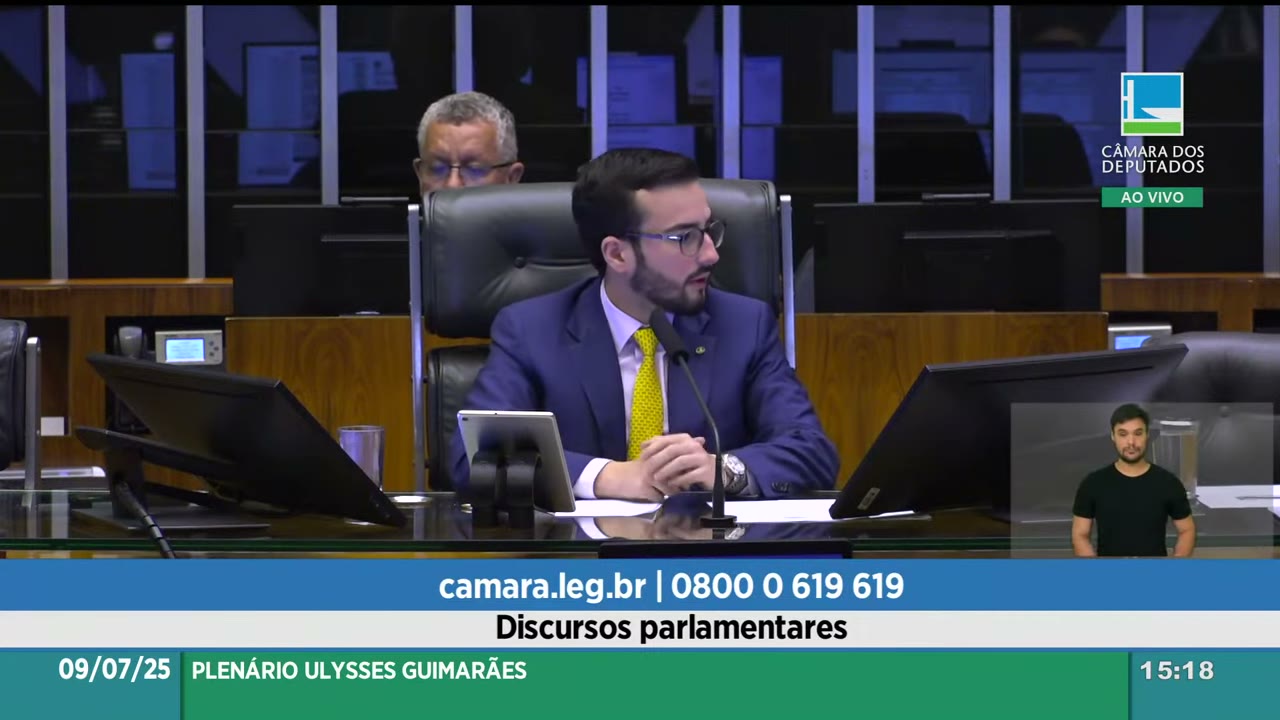 Vídeo do evento em 1:09:37