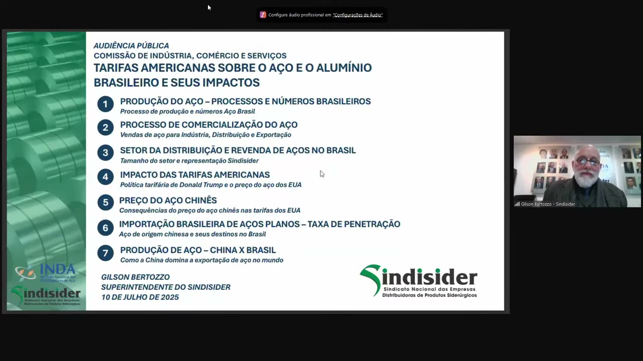 Vídeo do evento em 1:37:06
