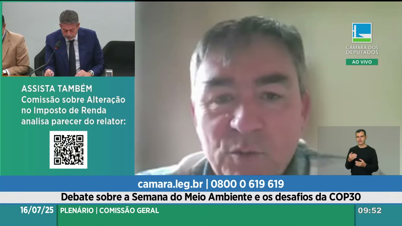 Vídeo do evento em 28:54