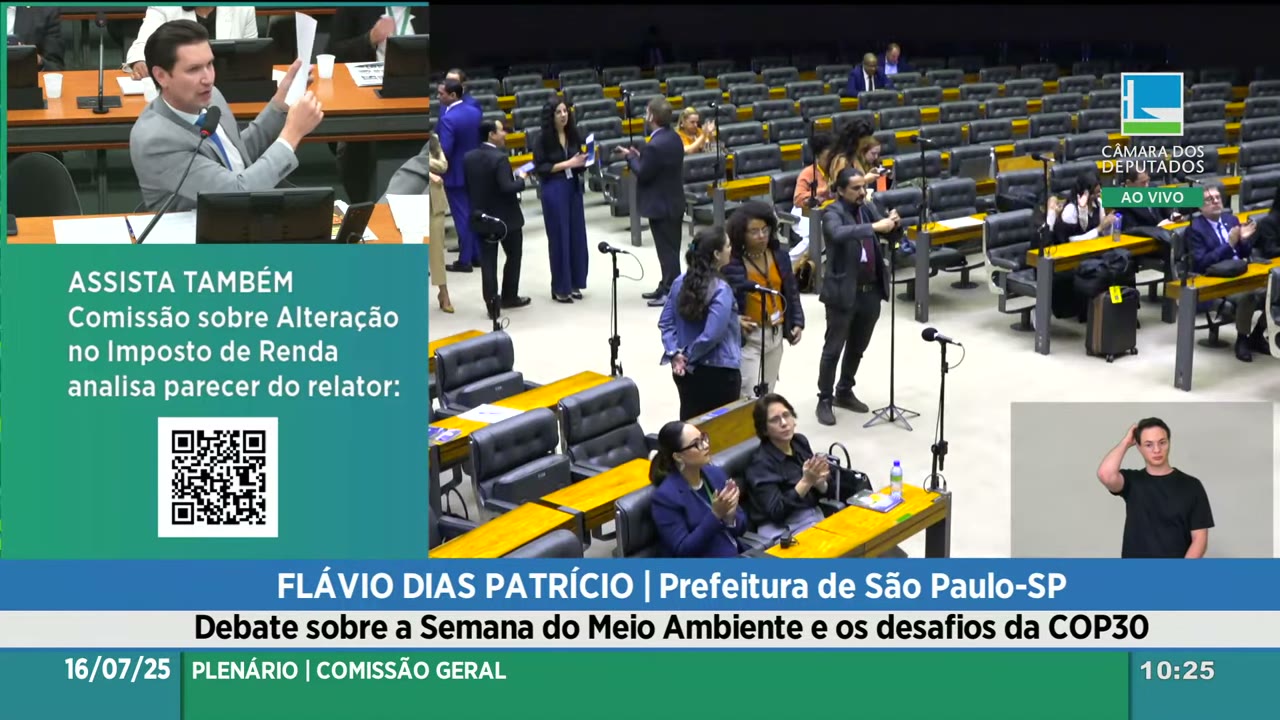 Vídeo do evento em 1:01:25