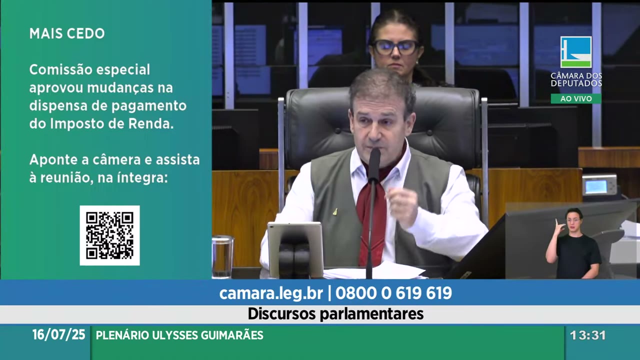 Vídeo do evento em 1:21:05