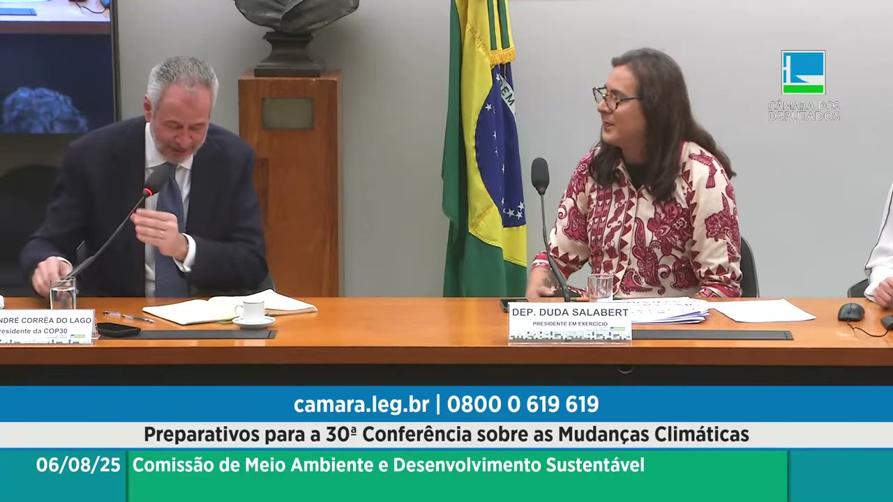 Vídeo do evento em 2:05:25