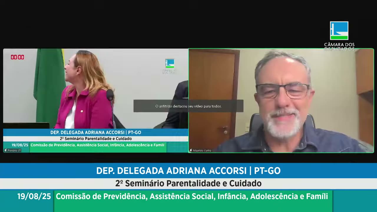 Vídeo do evento em 2:04:21