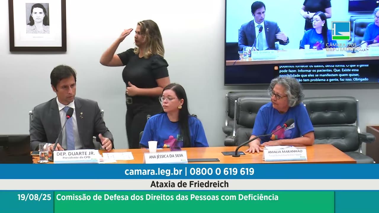 Vídeo do evento em 1:21:47