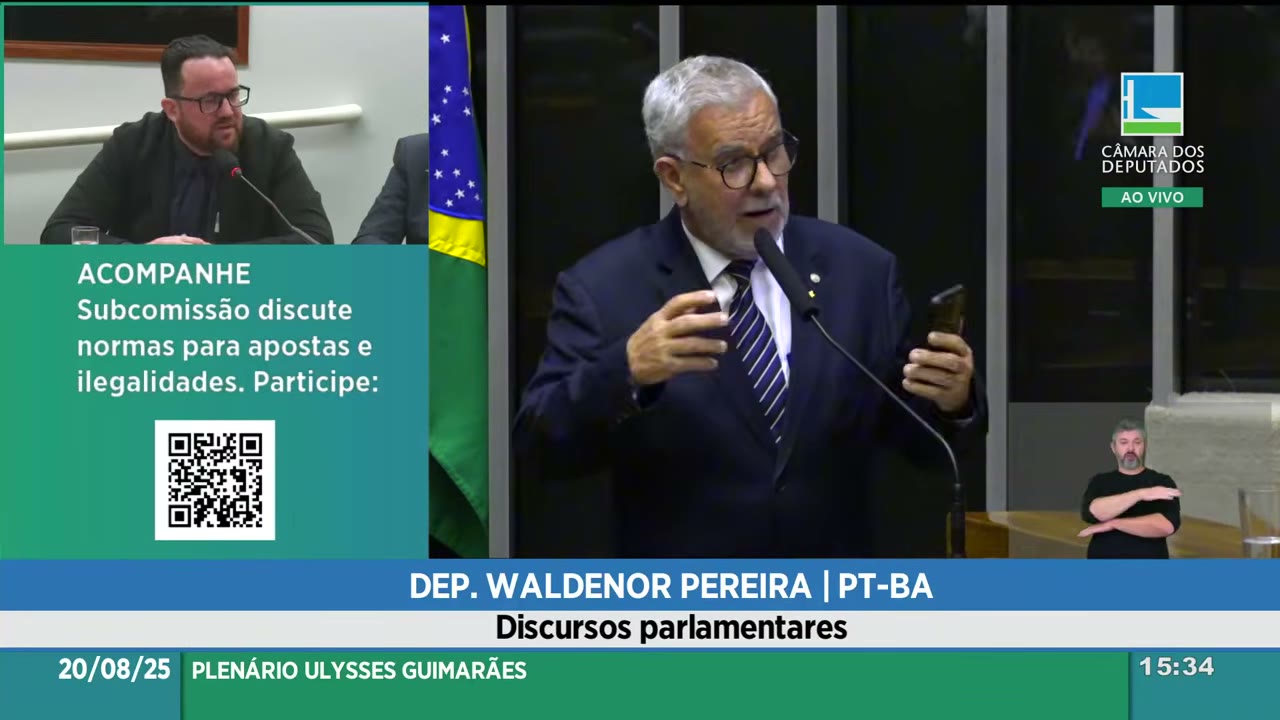 Vídeo do evento em 1:12:30