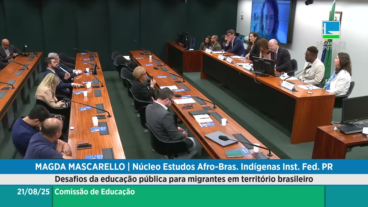 Vídeo do evento em 1:06:32