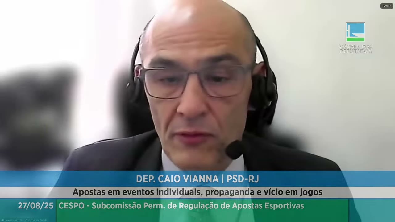 Vídeo do evento em 1:03:00