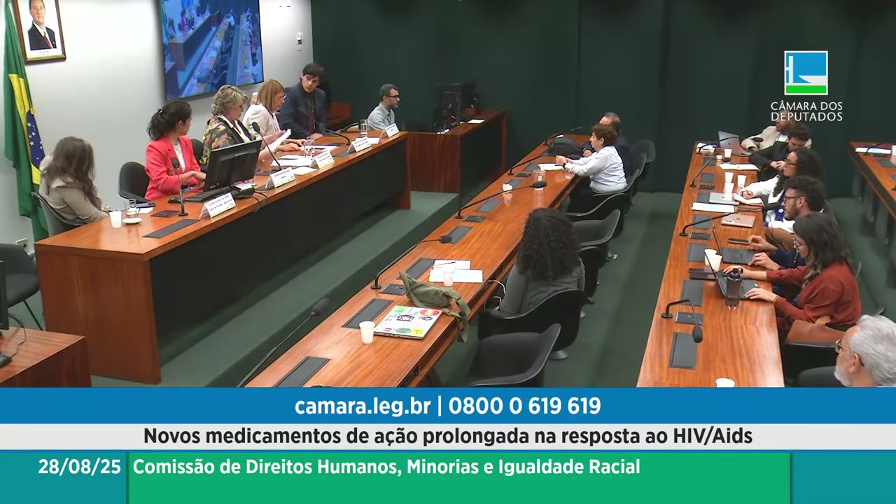 Vídeo do evento em 1:18:29