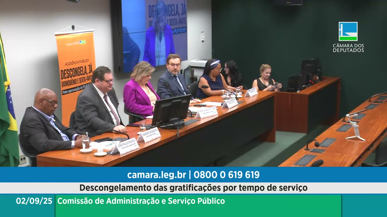 Vídeo do evento em 1:05:17