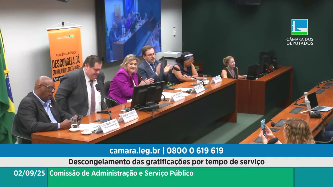 Vídeo do evento em 1:40:37
