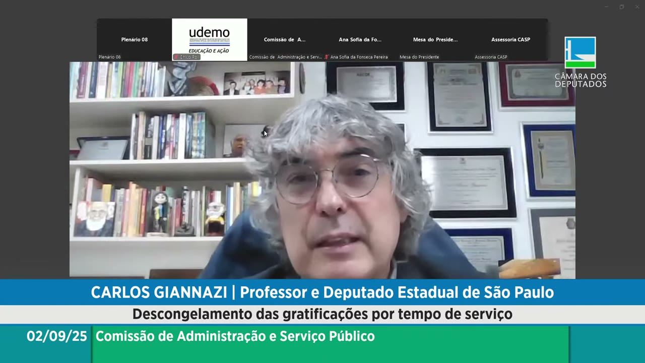 Vídeo do evento em 2:07:48