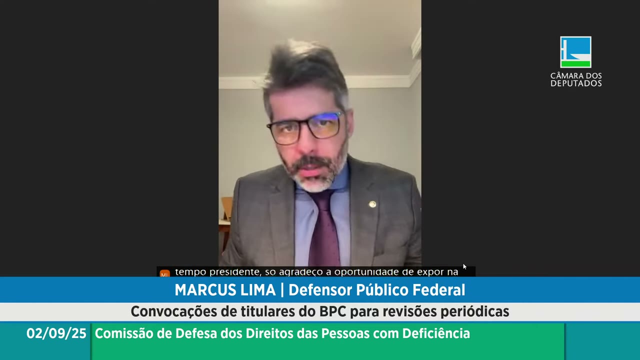 Vídeo do evento em 38:59